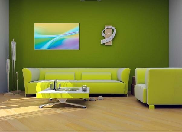 Green Living Room