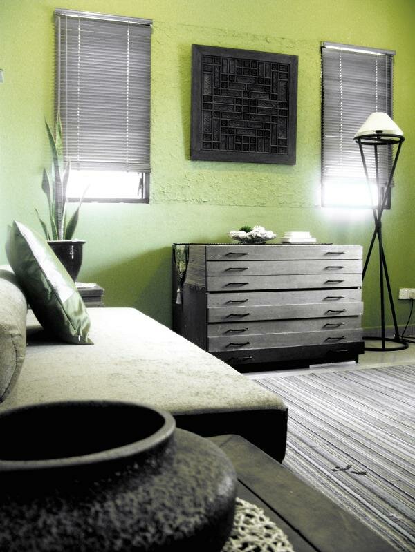 Green Living Room